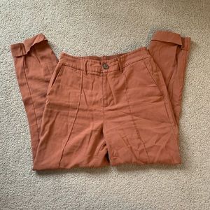 fun burnt orange pants